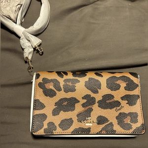 Coach leopard Crossbody purse
